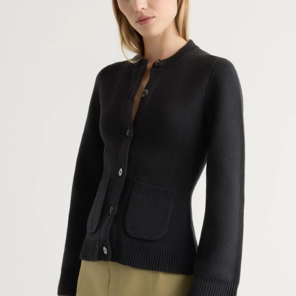 Eames Organic Cotton-Wool Cardigan
